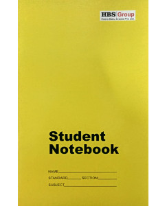 HBS Student Long Notebook -184 Pages